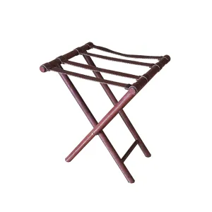 Sol y Luna Large Brown Leather Luggage Rack