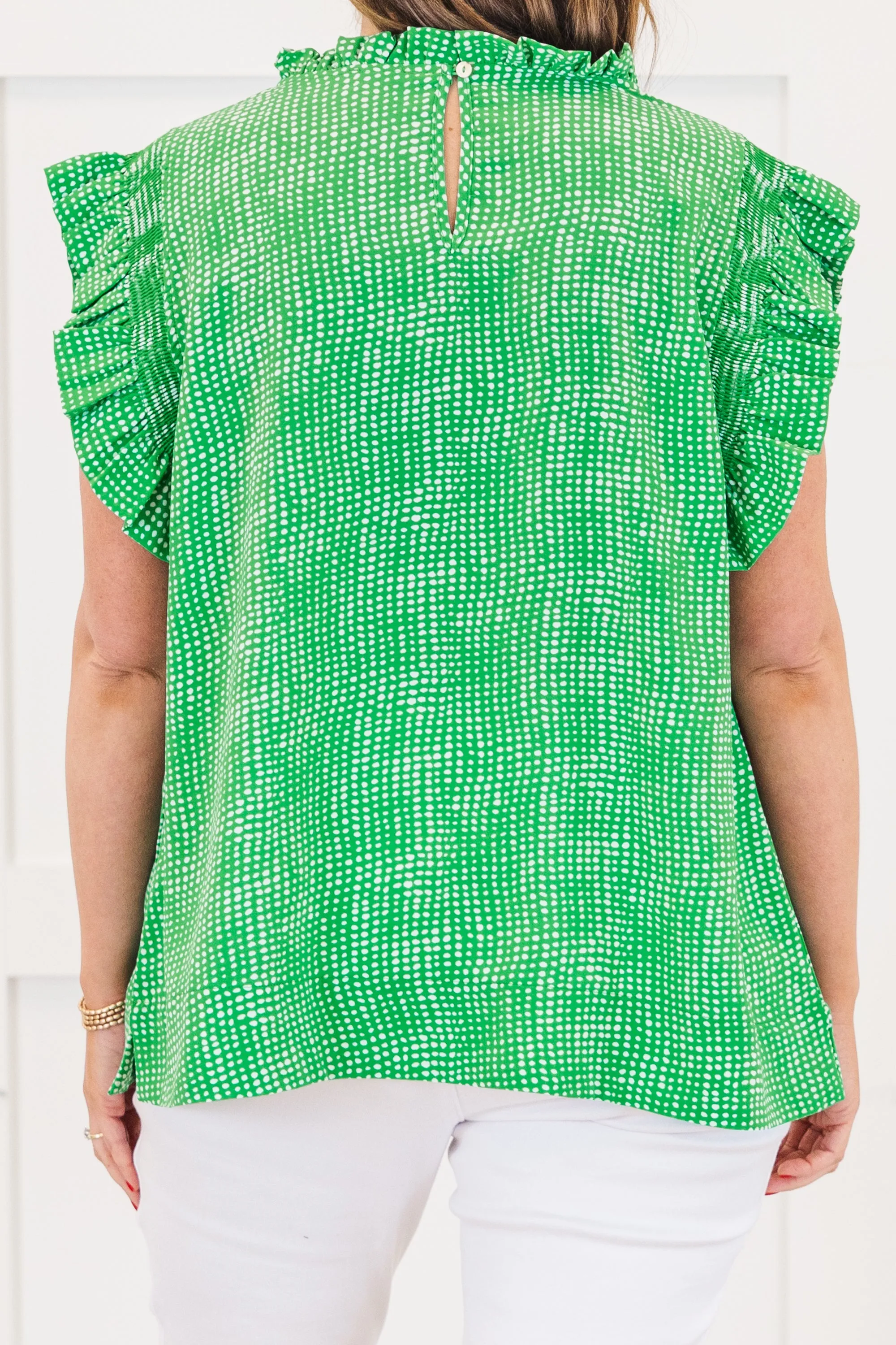 Spectacular Beauty Top, Green