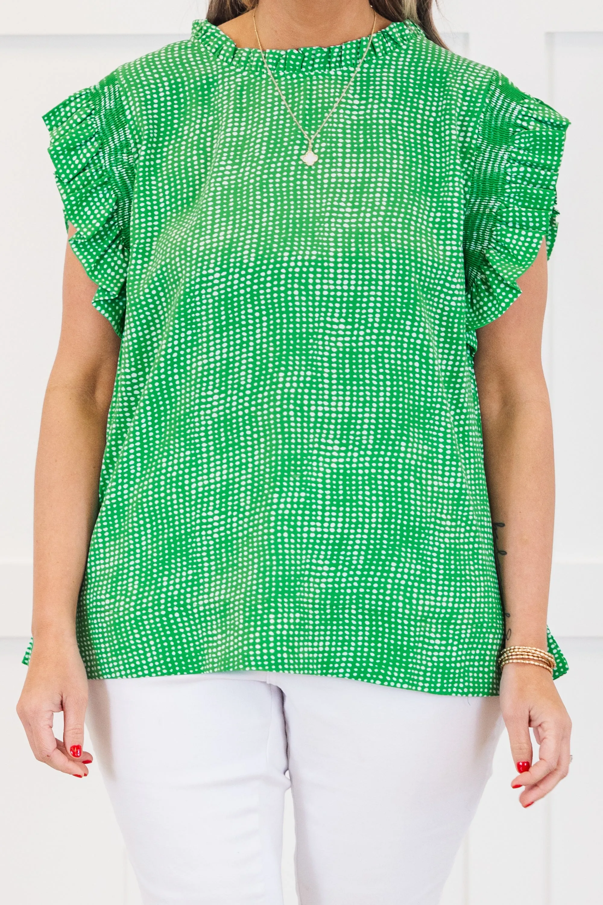 Spectacular Beauty Top, Green
