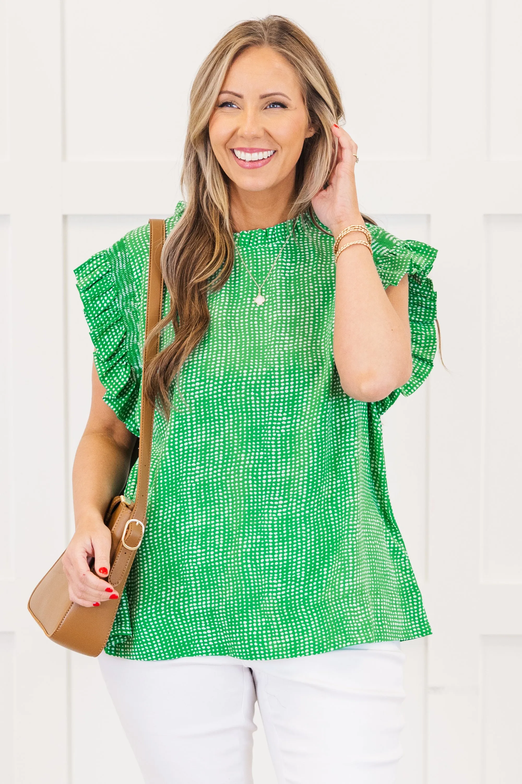 Spectacular Beauty Top, Green