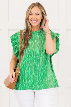 Spectacular Beauty Top, Green