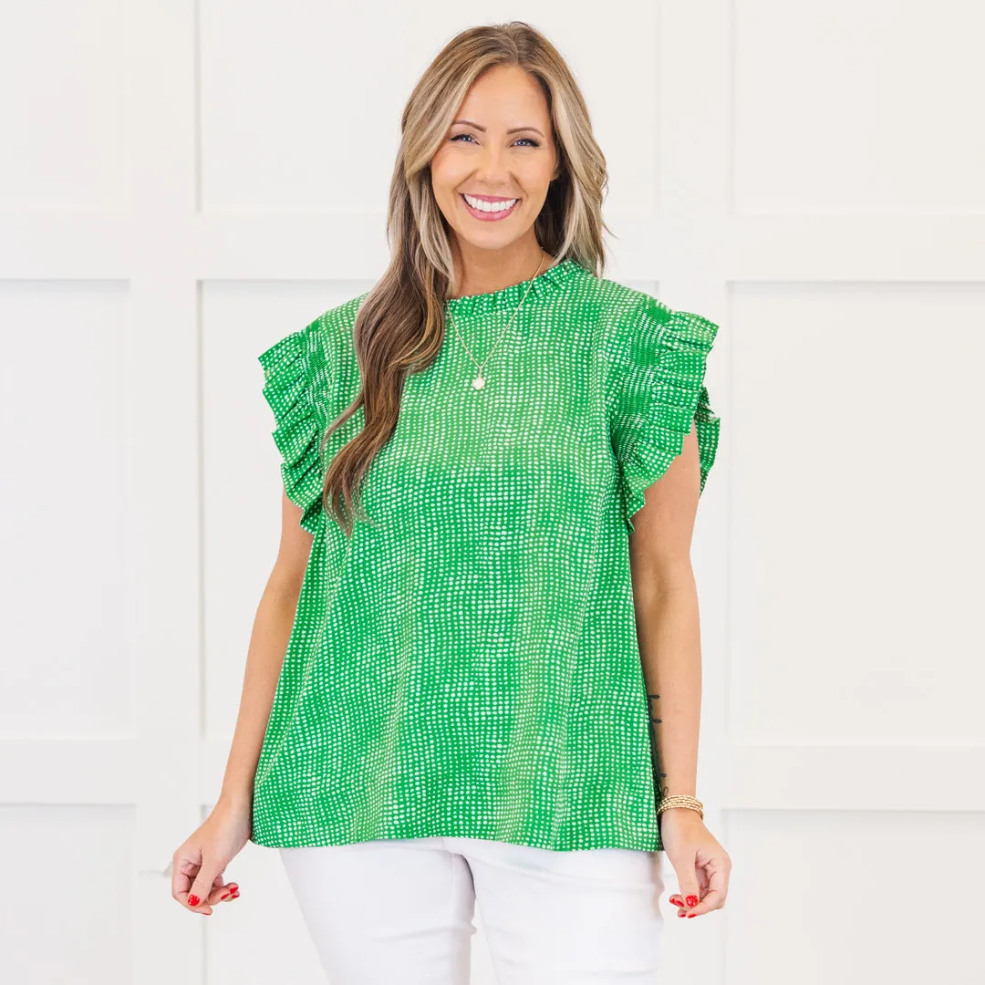 Spectacular Beauty Top, Green