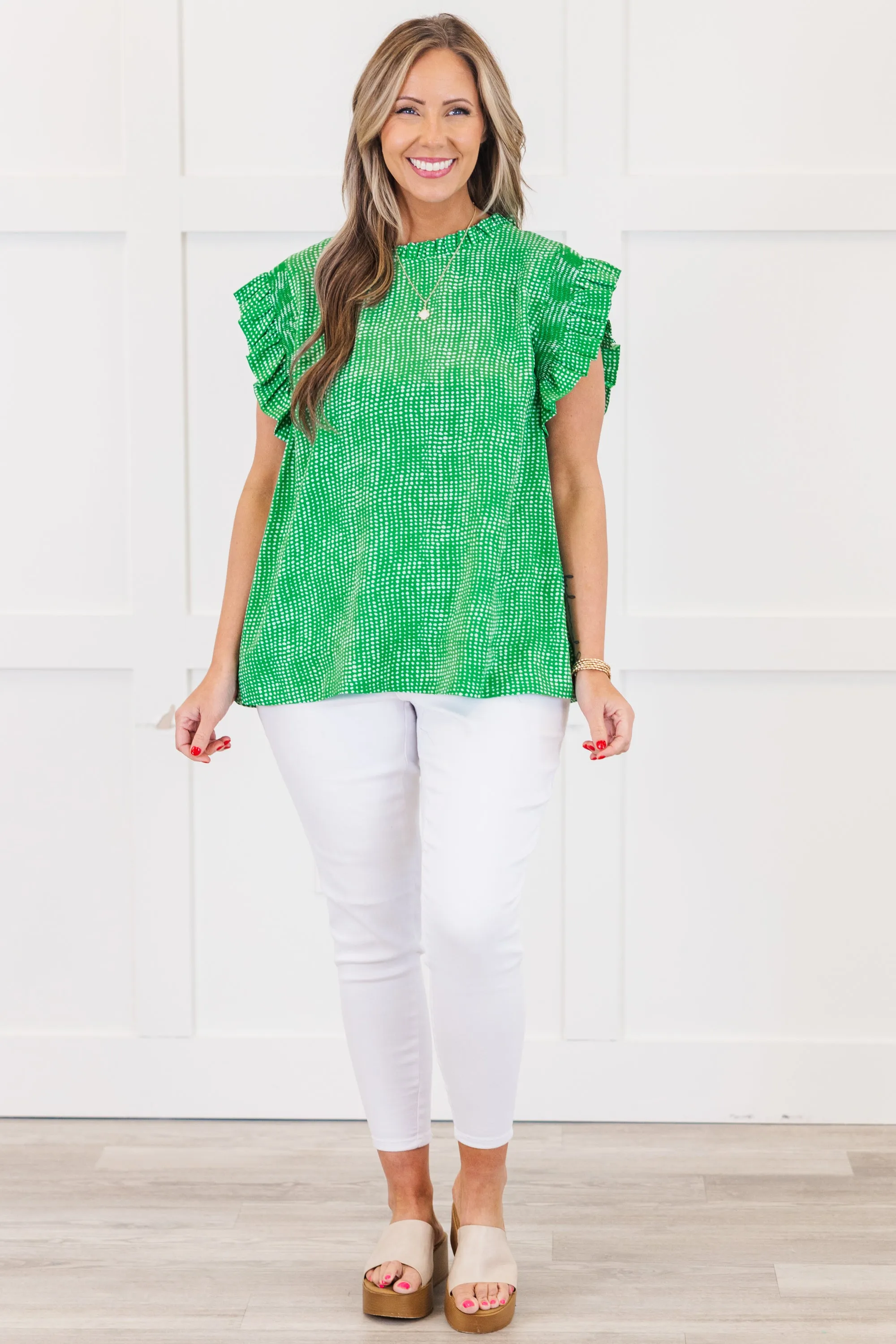 Spectacular Beauty Top, Green