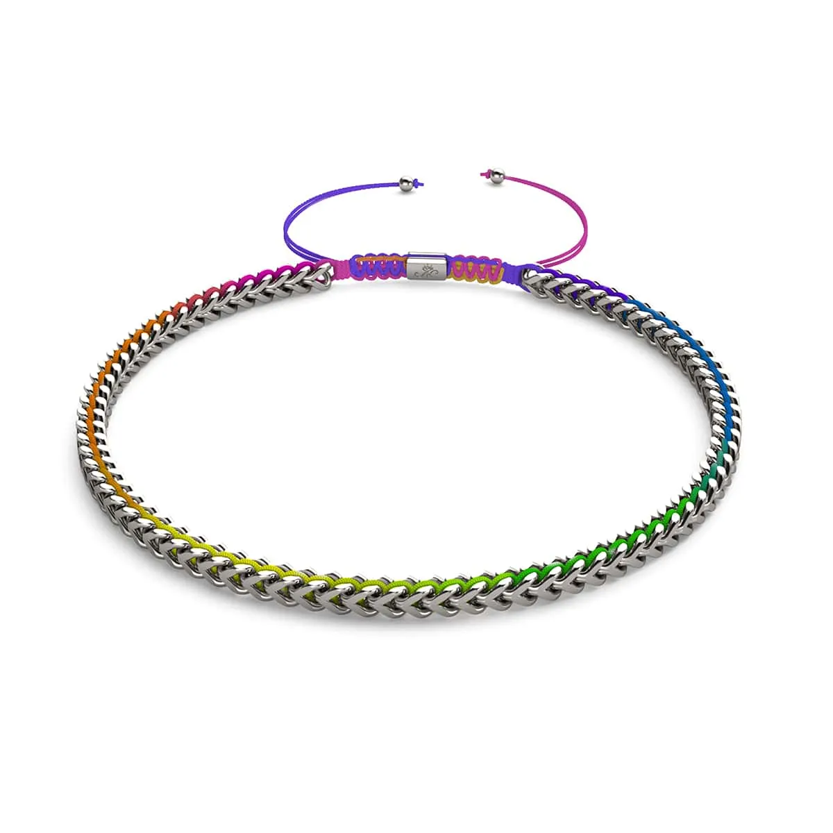 Spectrum x Silver | Gaia Wheat Chain | Choker Necklace