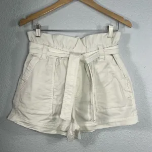 Splendid Ryland Paperbag Shorts Sz XS White