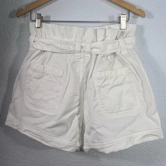 Splendid Ryland Paperbag Shorts Sz XS White