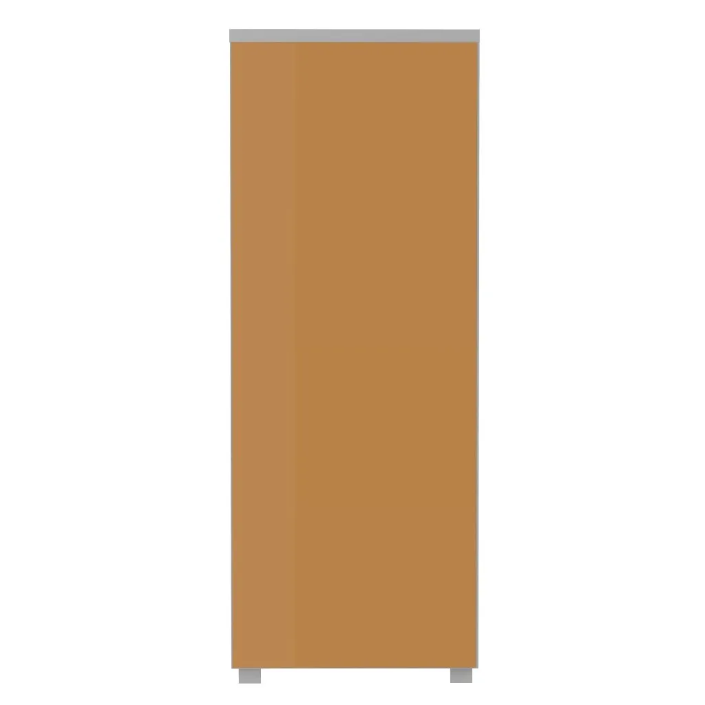 Standing Bureau - 7 drawer - Aria - Gray pale and white
