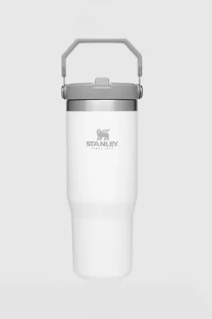 Stanley 30 oz IceFlow Flip Straw Tumbler in Polar | 10-09993-101 POLAR