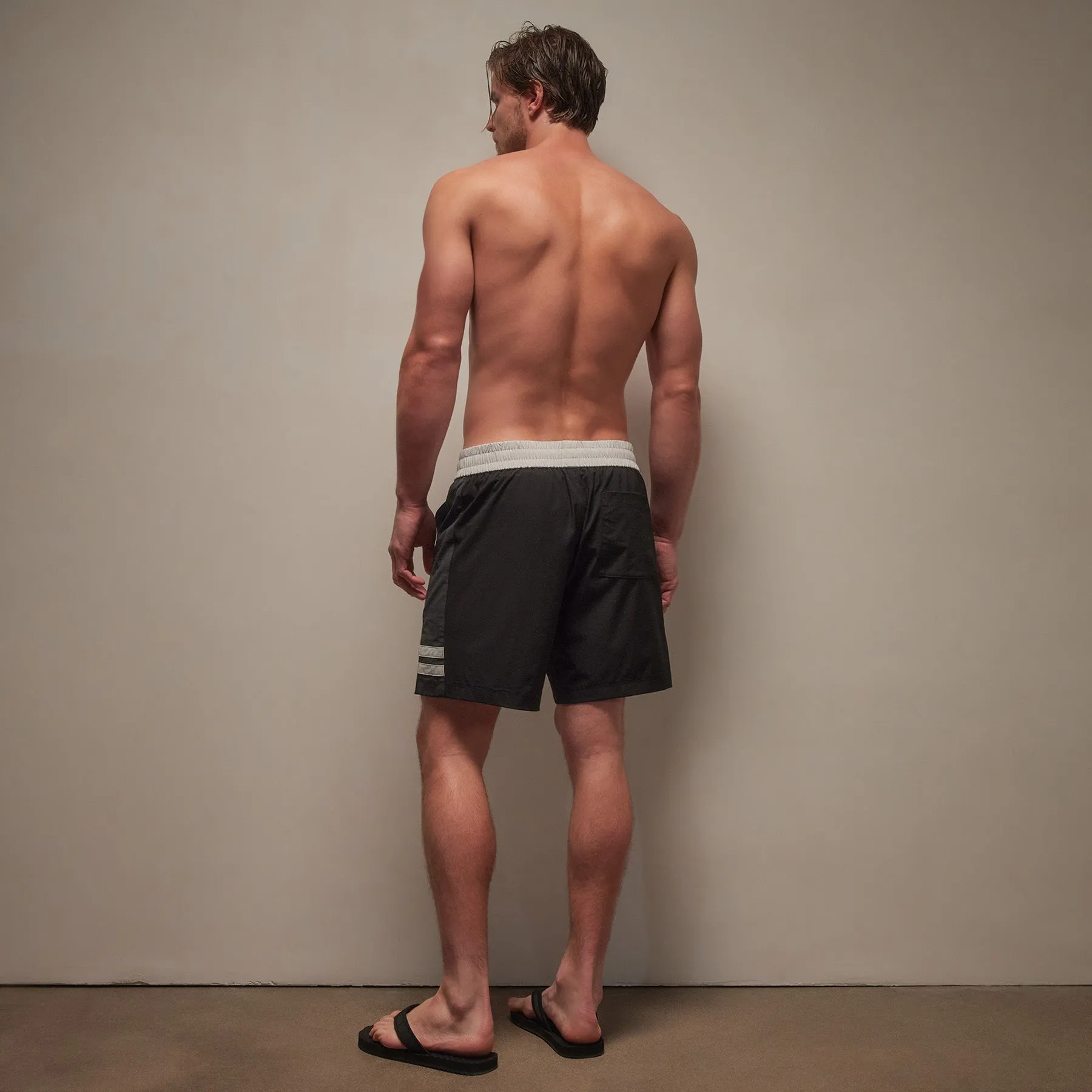 Stretch Rip Stop Sport Short - Black/Carbon/Salt