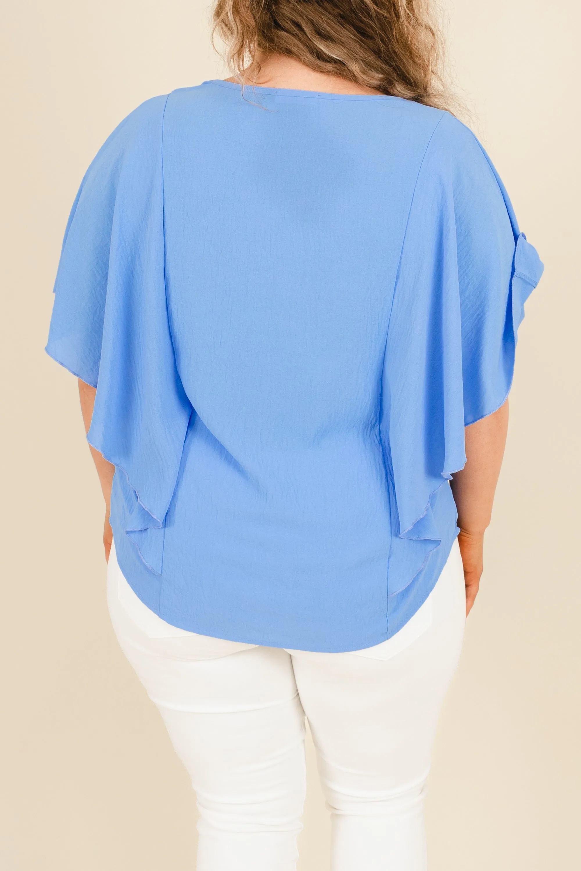 Striking Sight Top, Blue