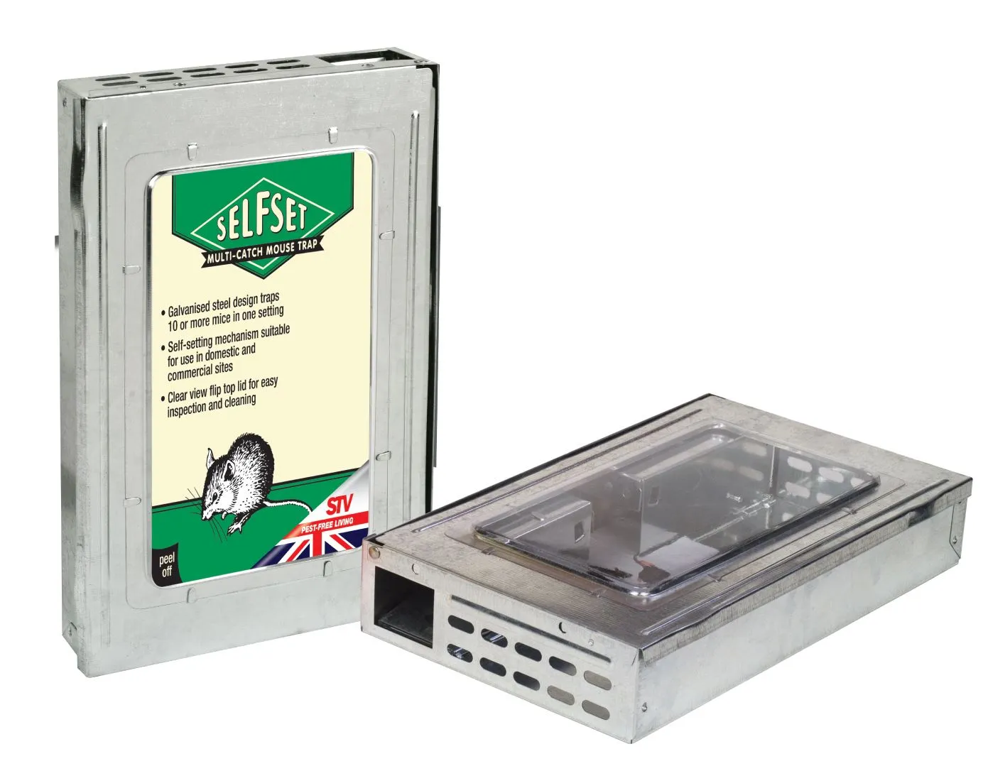 STV International Self Set Multi-Catch Mouse Trap