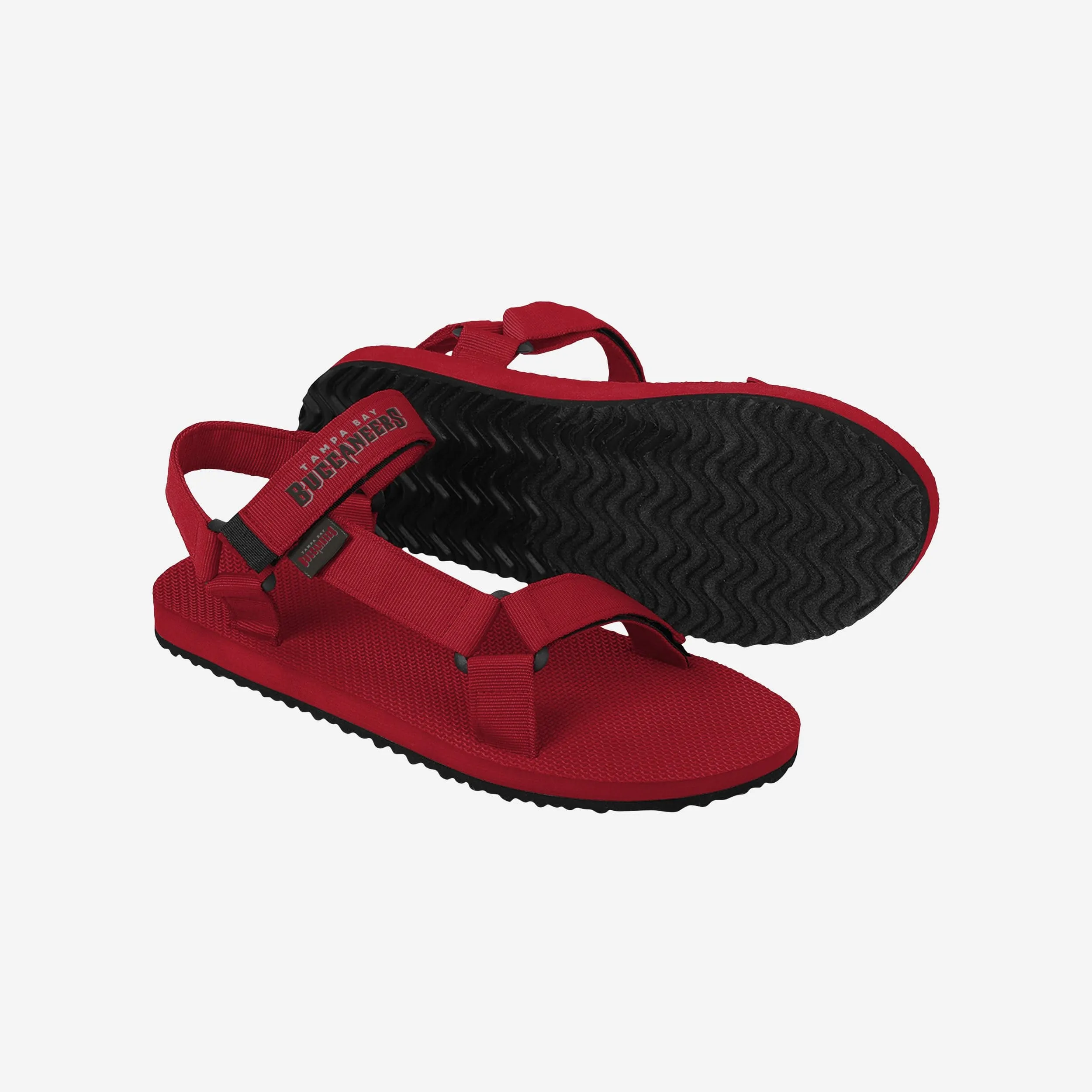 Tampa Bay Buccaneers Mens Solid Strap Sandal
