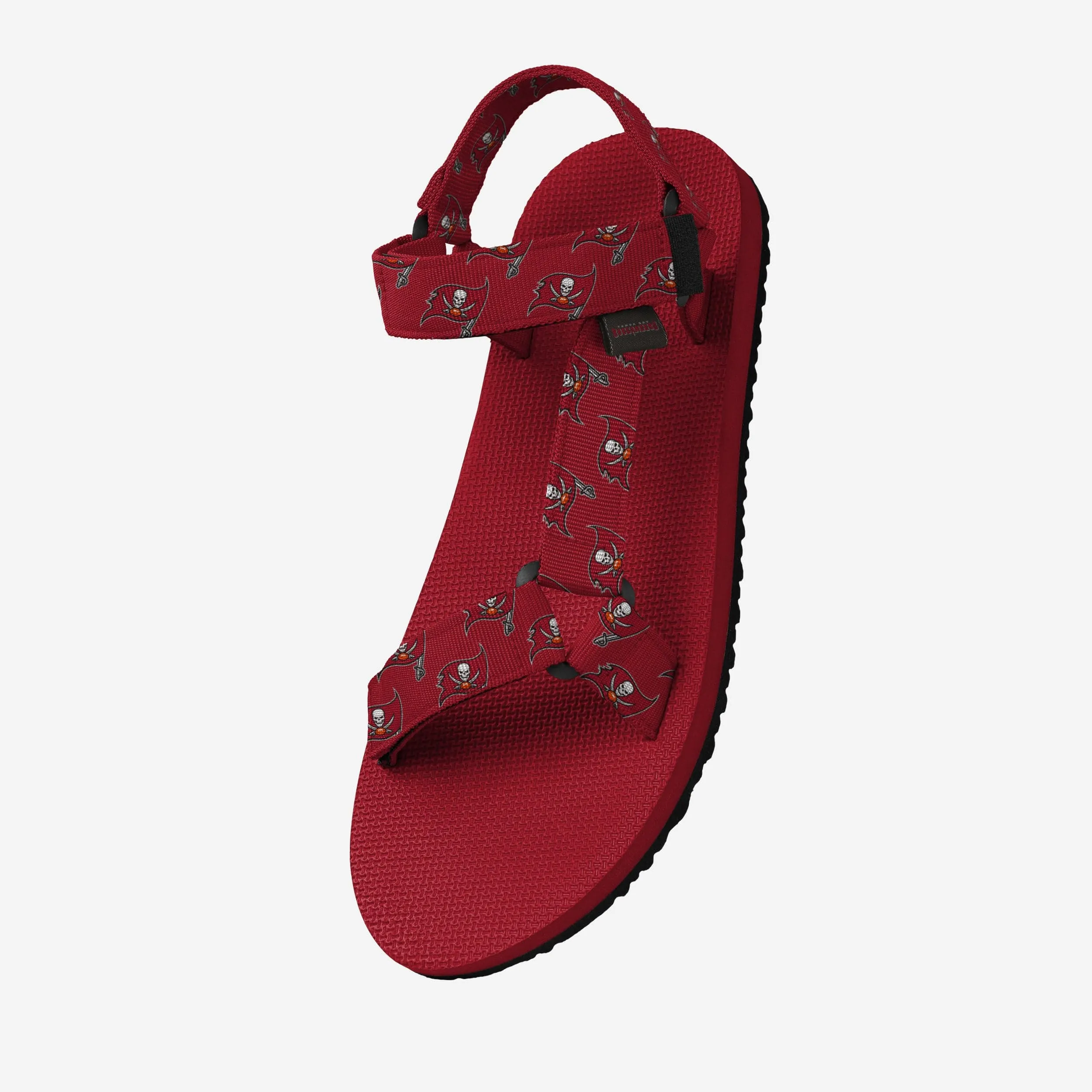 Tampa Bay Buccaneers Womens Repeat Logo Strap Sandal