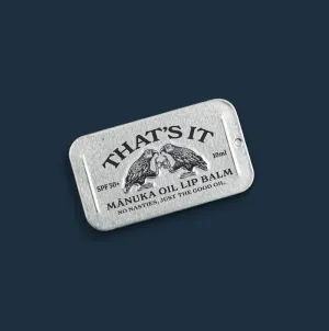 That's It SPF30  Mánuka Oil Lip Balm