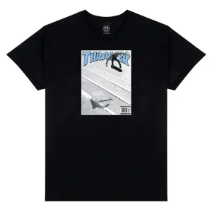 THRASHER REYNOLDS COVER TEE - BLACK