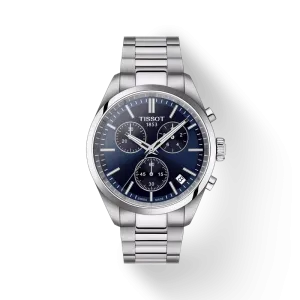 Tissot PR 100 Chronograph, Blue Dial, 40mm (T1504171104100)