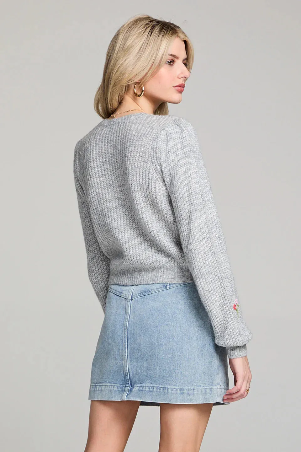 VALERIA SWEATER - HEATHER GRAY