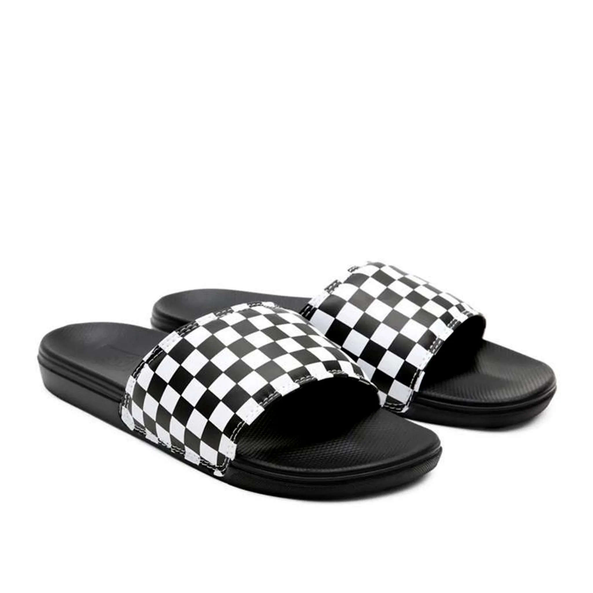 Vans La Costa Slides Checkerboard