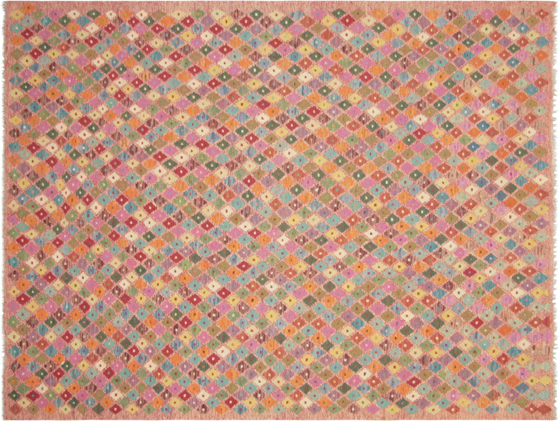 Vintage Afghan Maimana Kilim - 6'3" x 8'4"