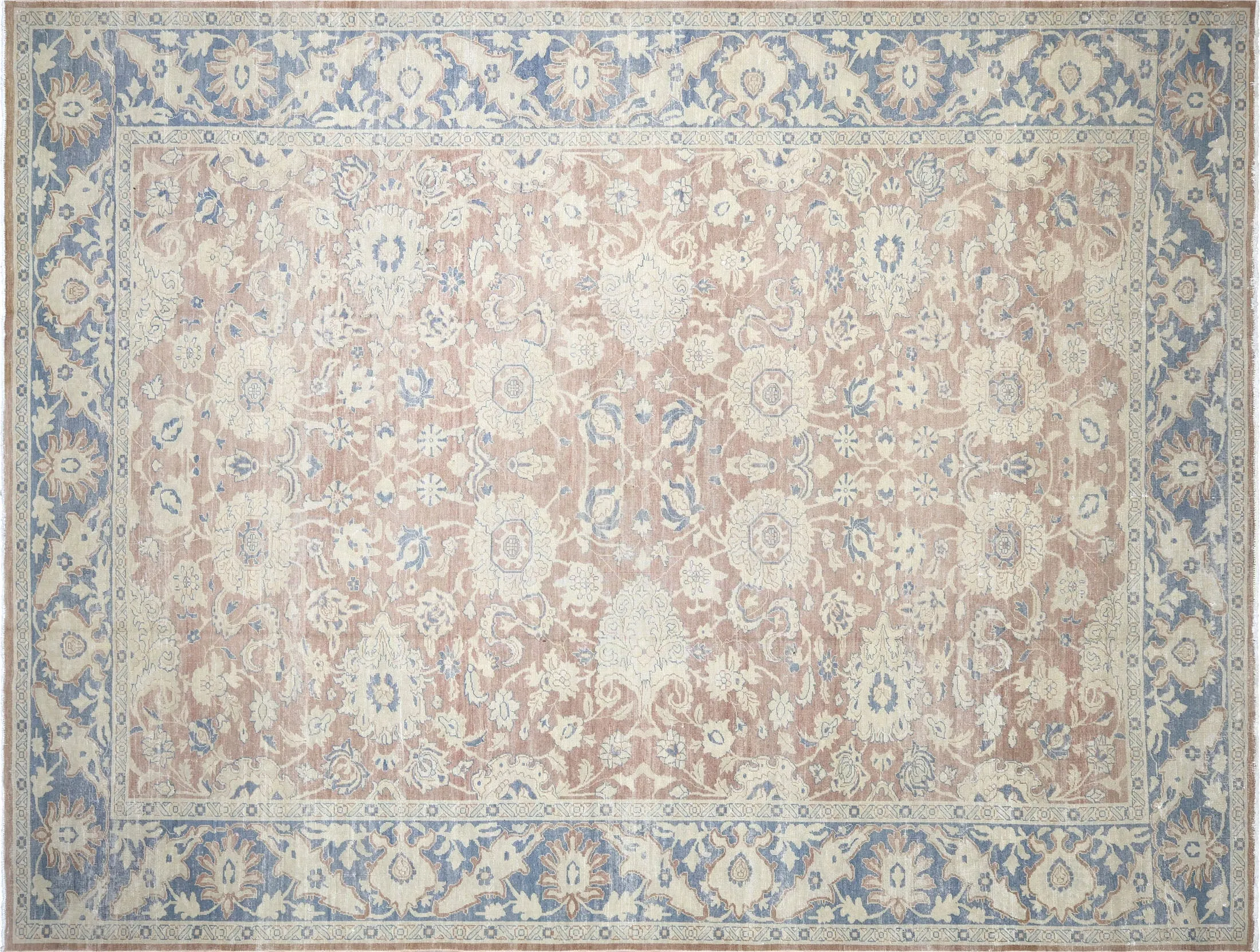 Vintage Egyptian Tabriz Rug - 11'8" x 15'2"