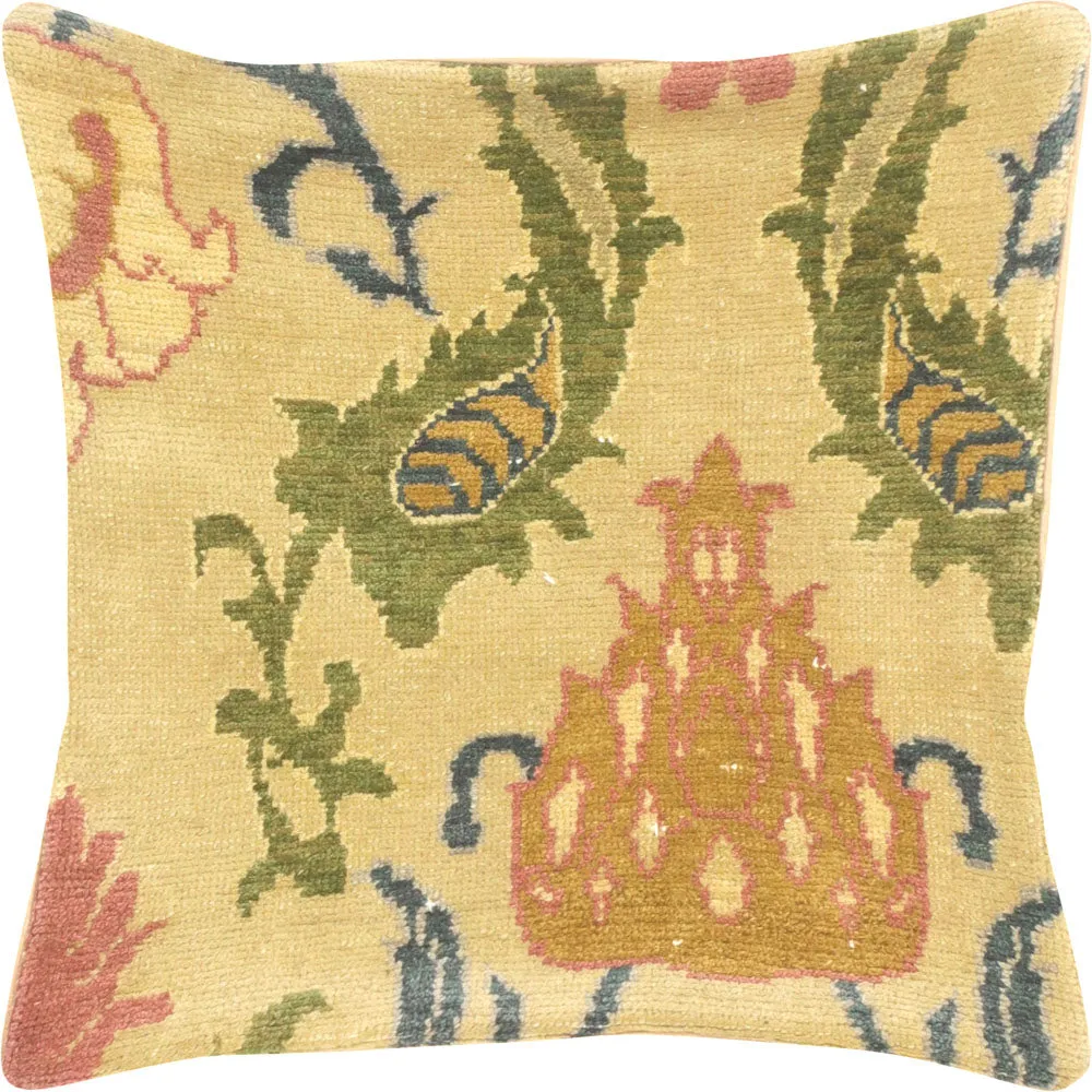Vintage Spanish Alcaraz Pillow - 20" x 20"