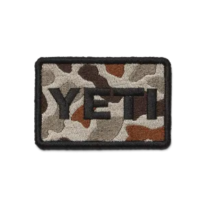 Wetlands-Aufnäher mit Camouflagemuster und YETI-Logo