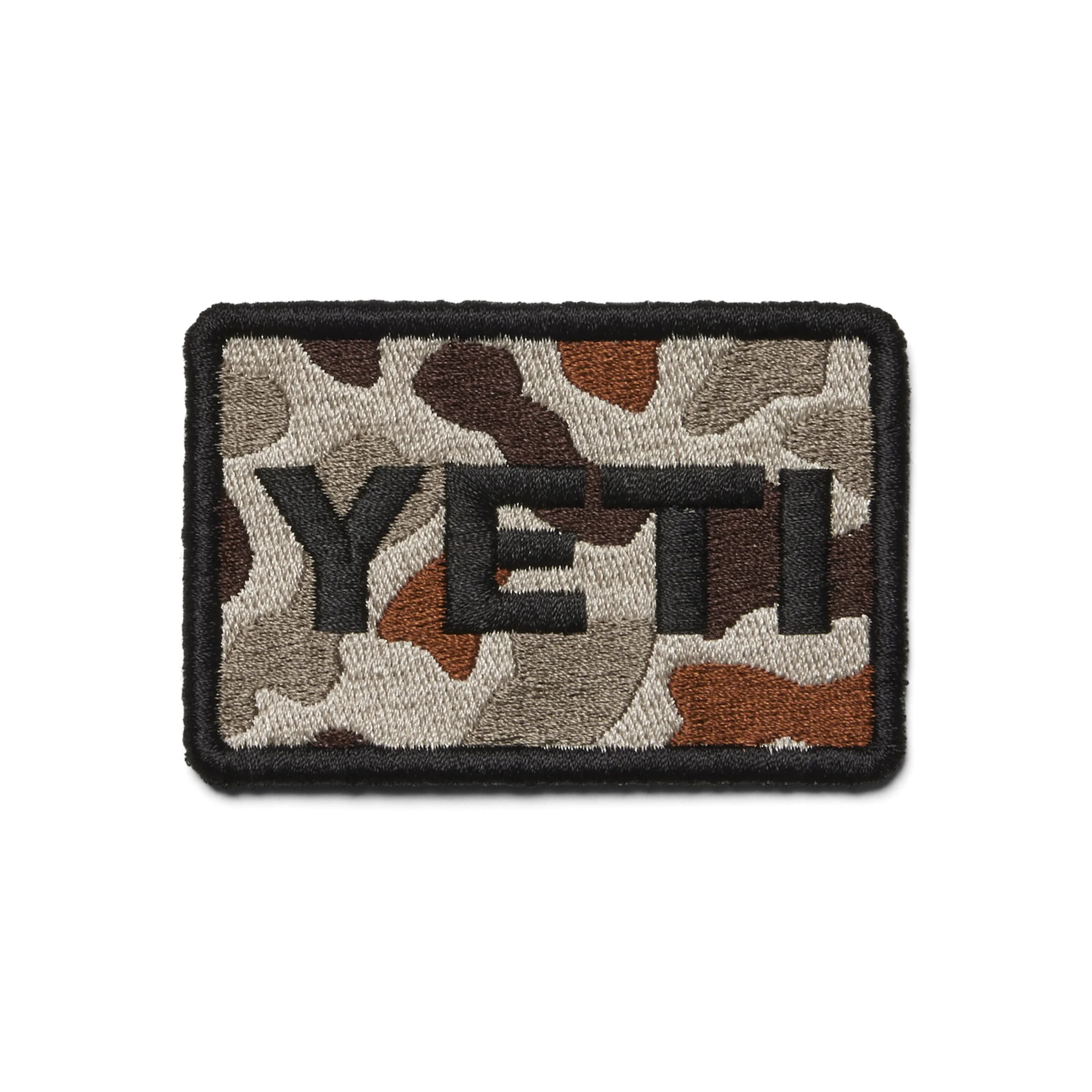 Wetlands-Aufnäher mit Camouflagemuster und YETI-Logo
