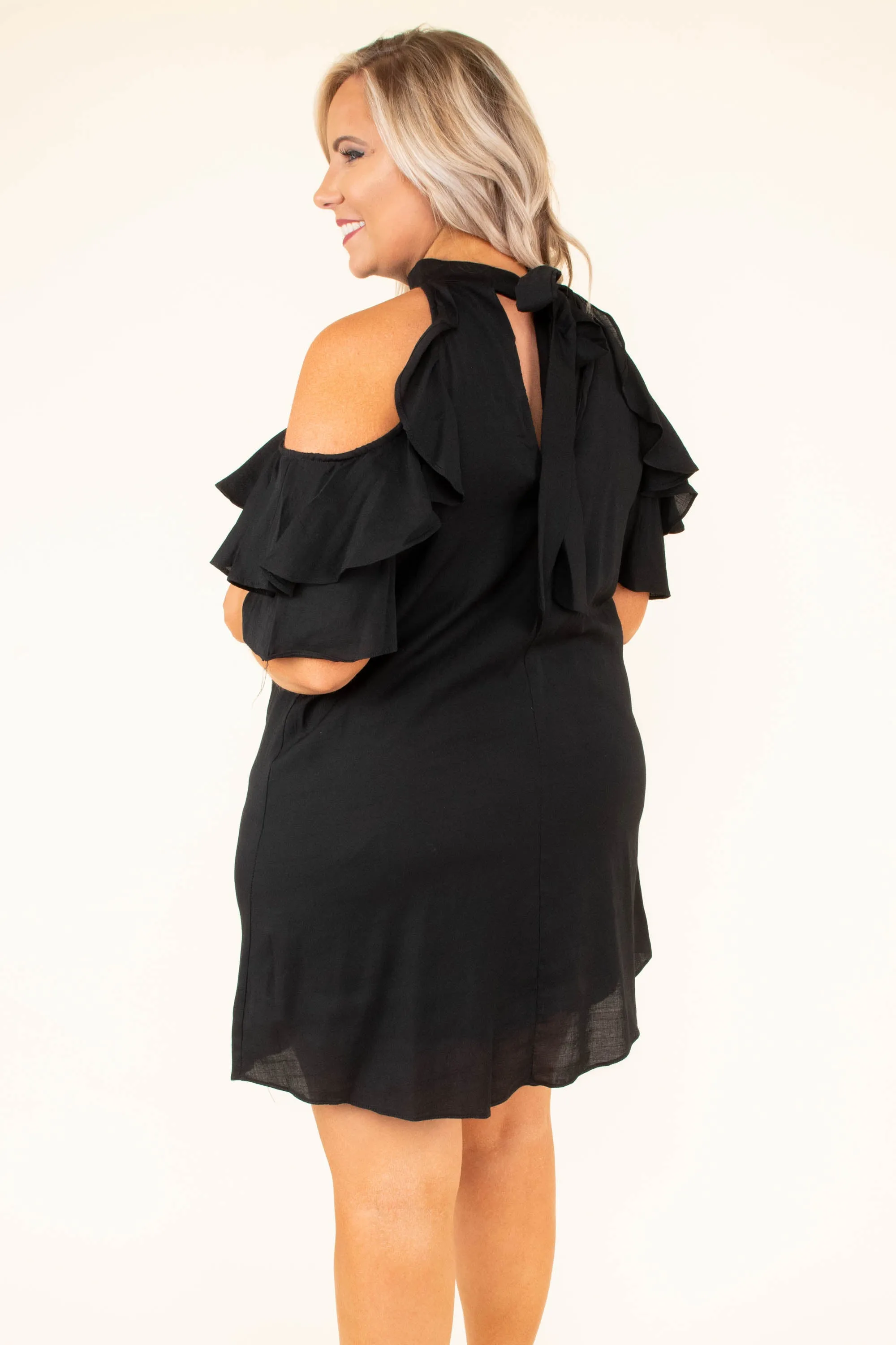What You Do For Love Dress, Black