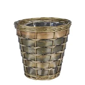 WickerBasket | Haven Willow and Poplar | Natural Dark Brown