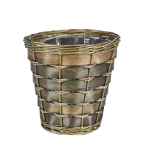 WickerBasket | Haven Willow and Poplar | Natural Dark Brown