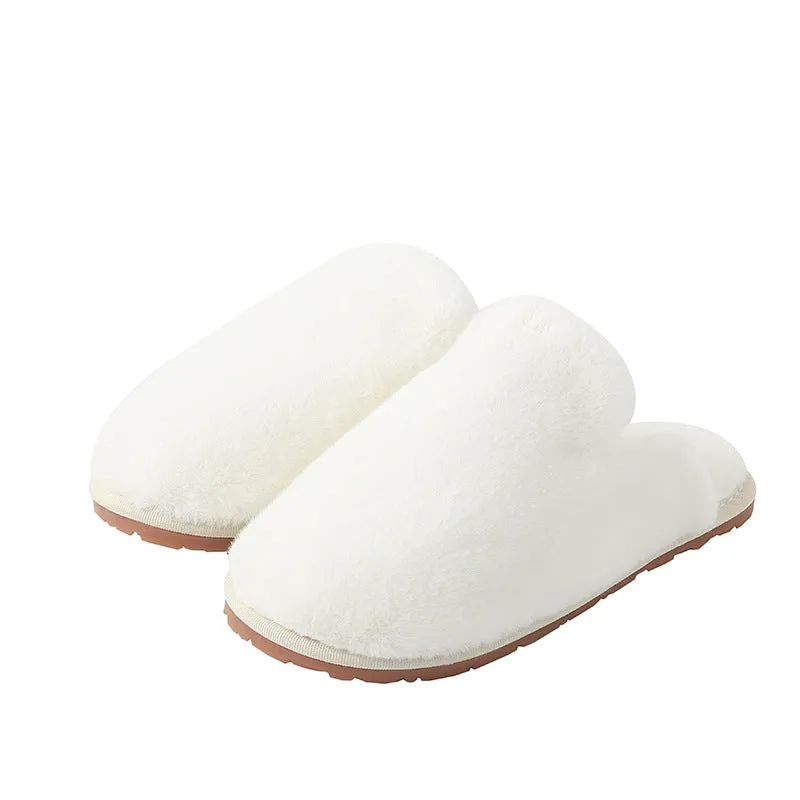 Womens Anti-slip Furry Slippers