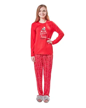 Women's It's A Long Story Two-Piece Christmas PJ Set