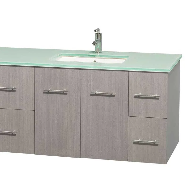 Wyndham Collection Centra 80" Double Bathroom Vanity for Undermount Sinks - Gray Oak WC-WHE009-80-DBL-VAN-GRO-