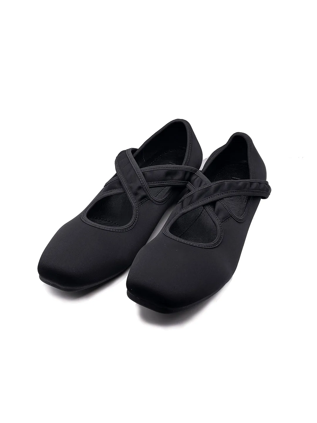X Stretch Ballet Flat - Black