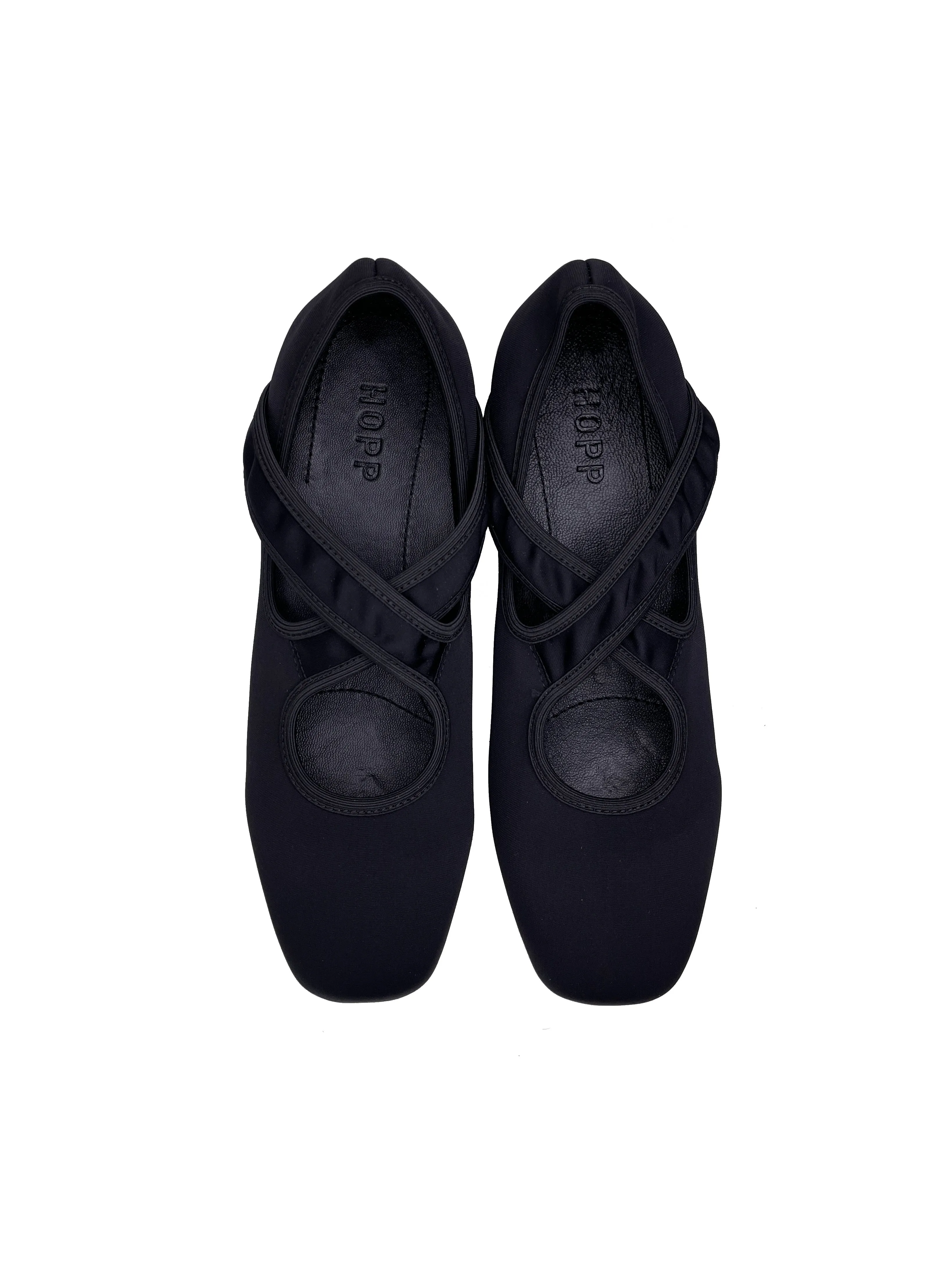 X Stretch Ballet Flat - Black