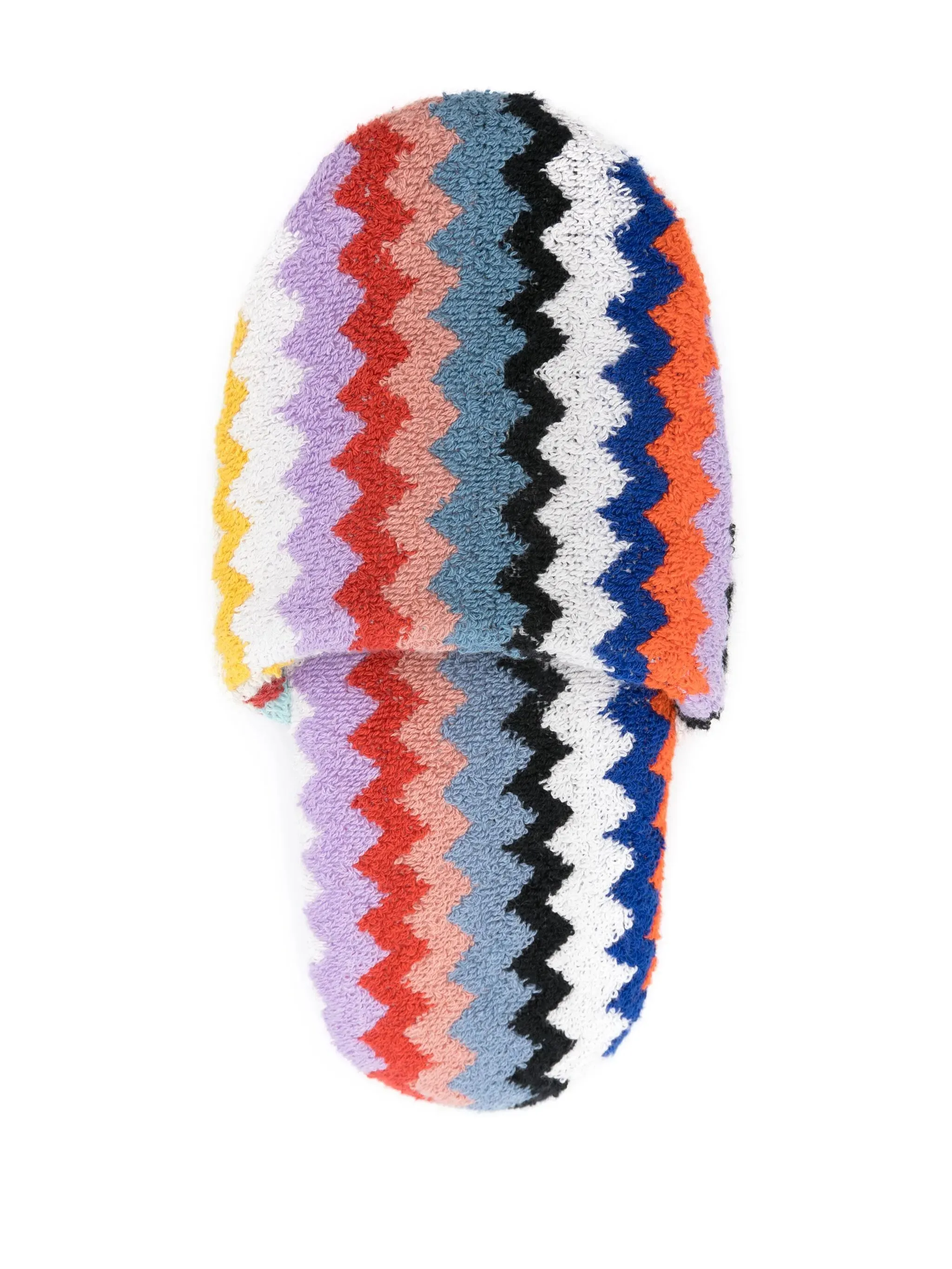 Zigzag-motif Slippers